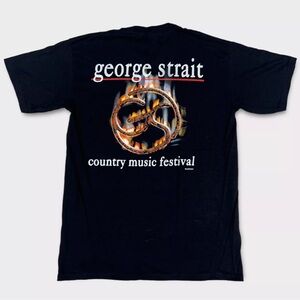 Vintage George Strait Country Music Festival Tshirt NOS